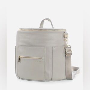 Fawn Design Faux Leather Diaper Backpack Bag Original with changing pad